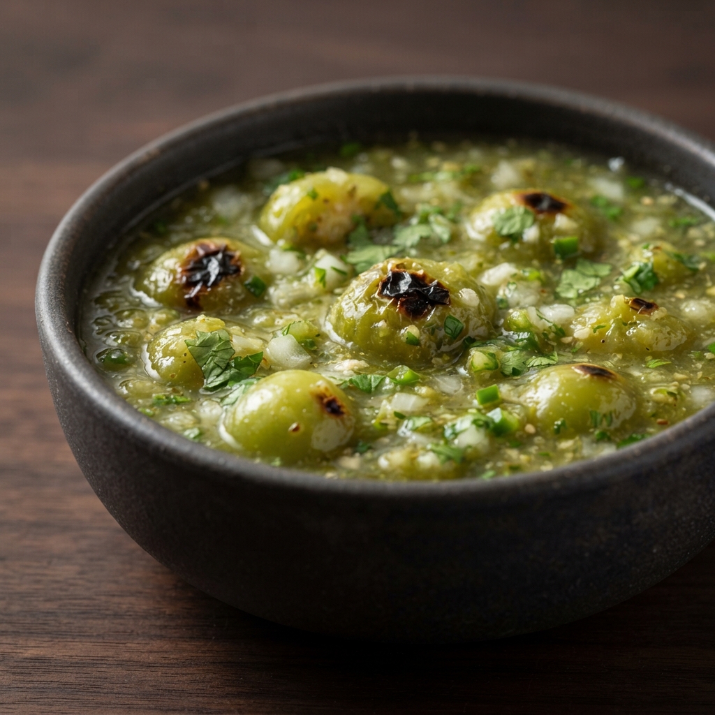 Salsa Verde con Tomatillo