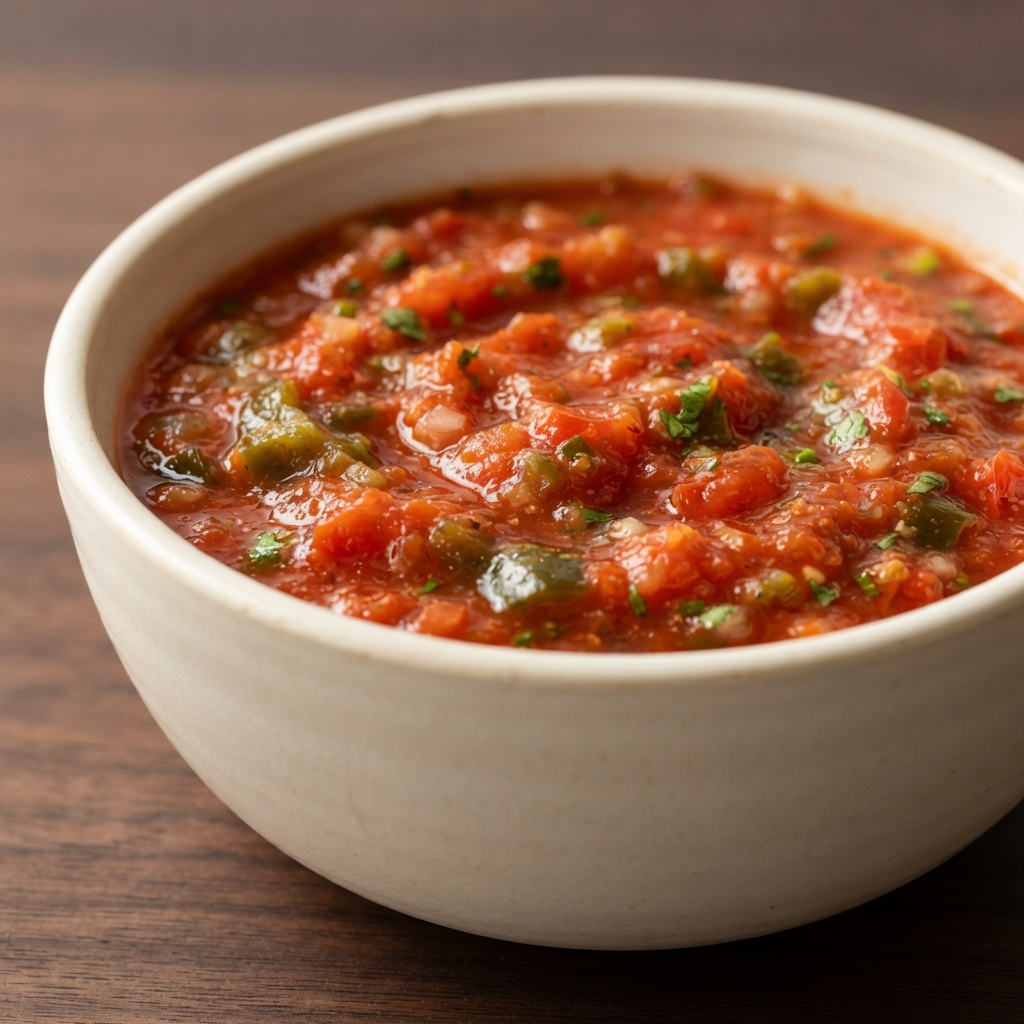 Smoky Four-Pepper Salsa