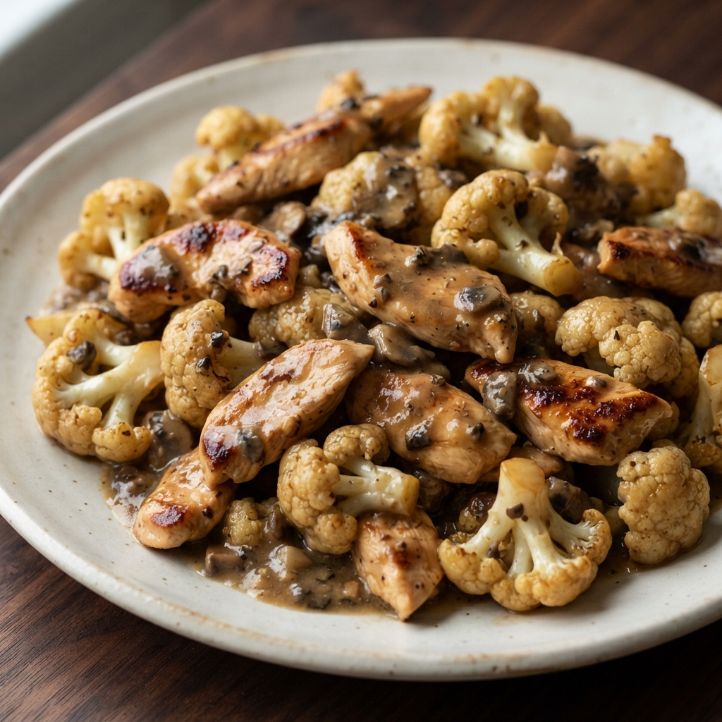 Chicken and Cauliflower Skillet Stir-Fry