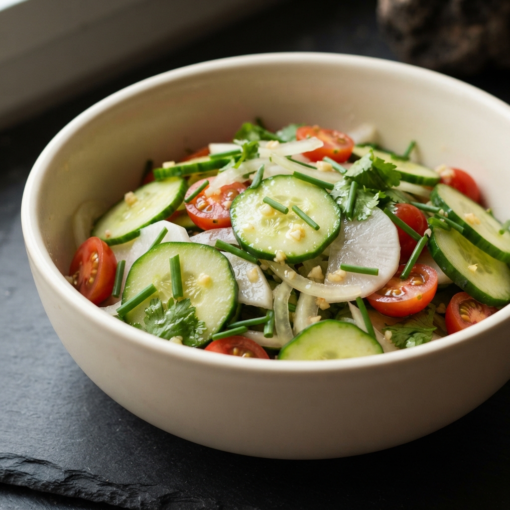 Pacific Rim–Style Cucumber Salad