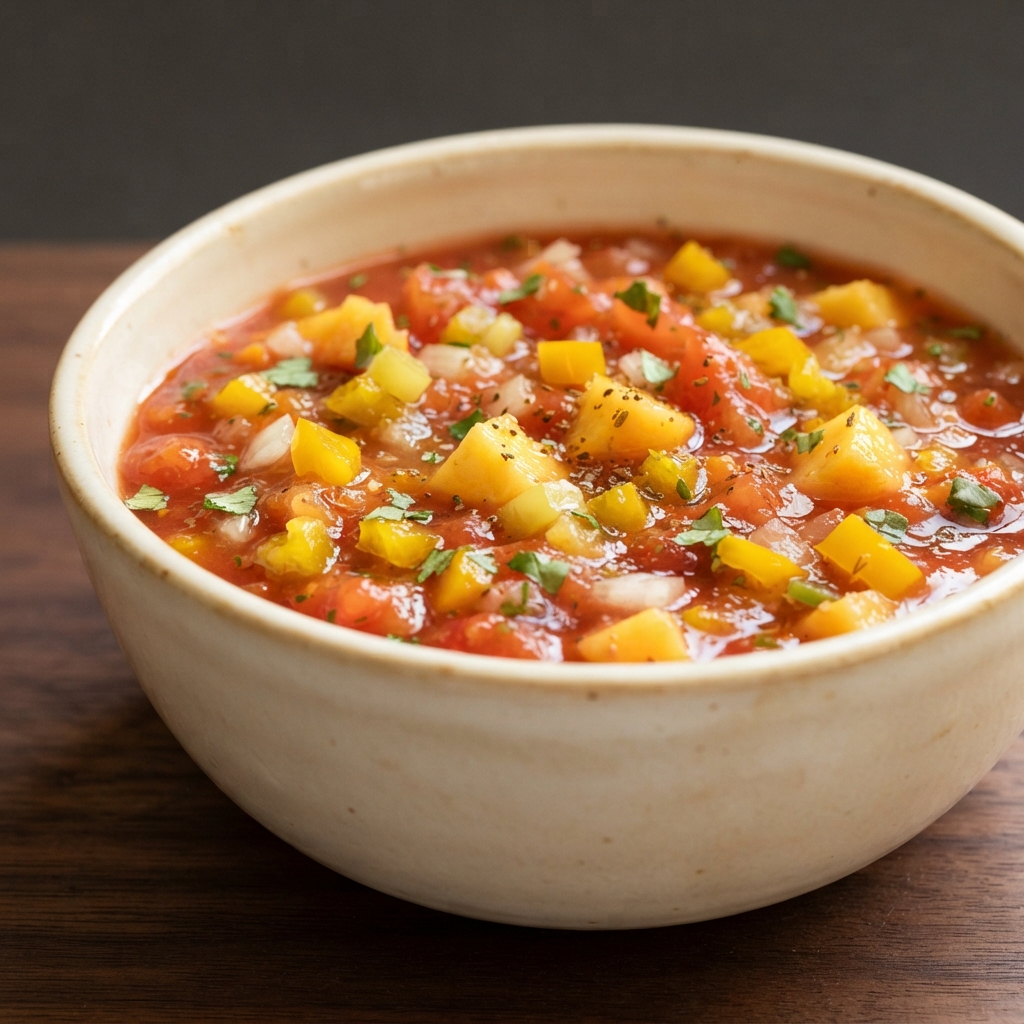 Lone Star Peach Tomato Salsa