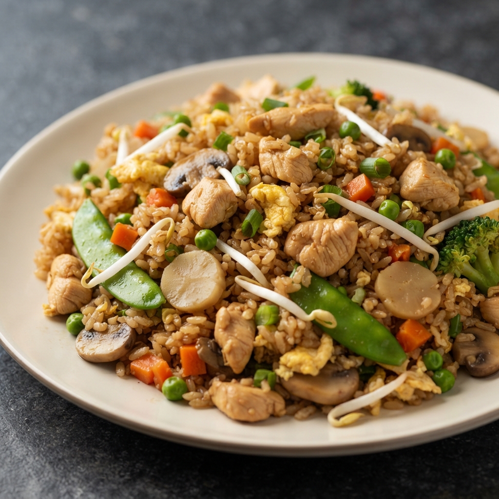 Pressure Cooker Chicken Fried Rice