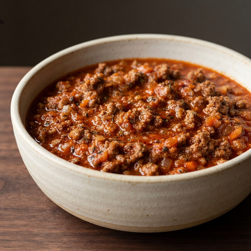 Crockpot Beef Bolognese Sauce