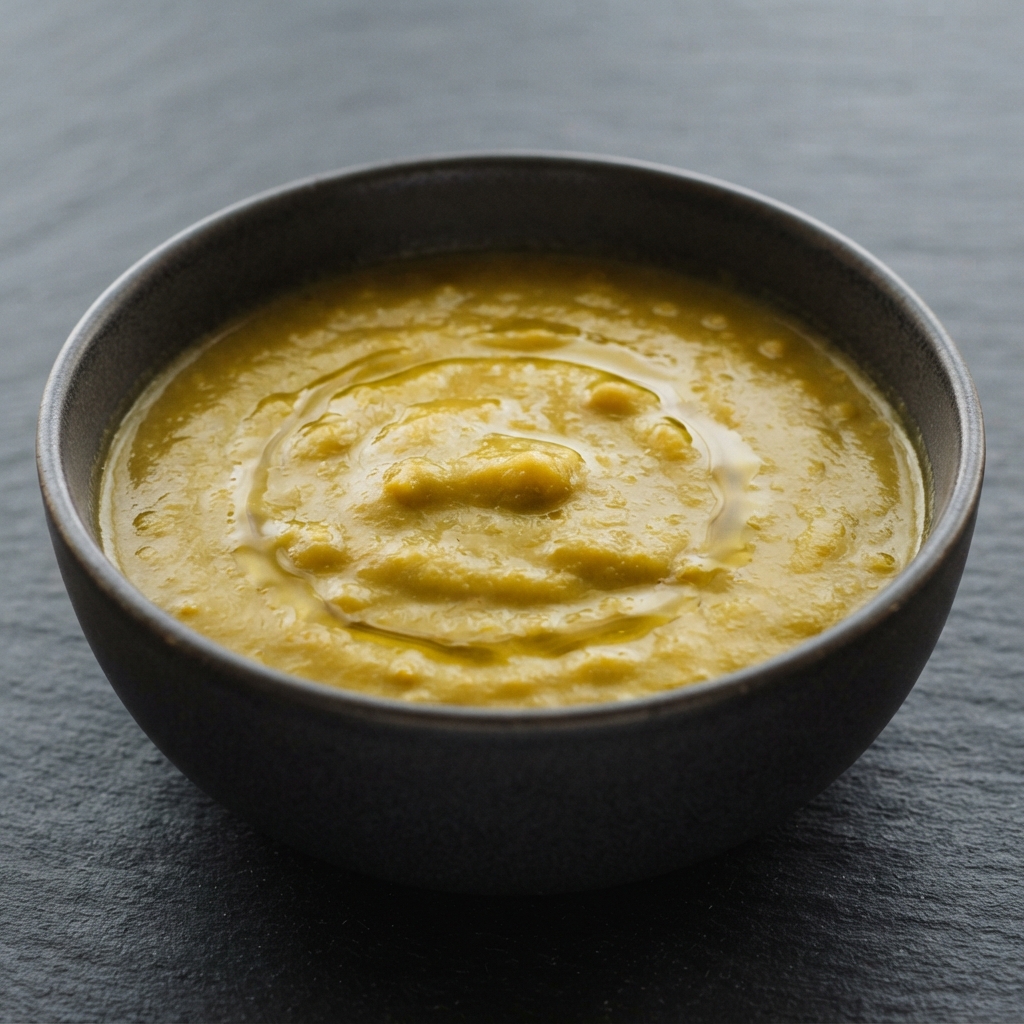 Curried Split Pea Soup with Lemon