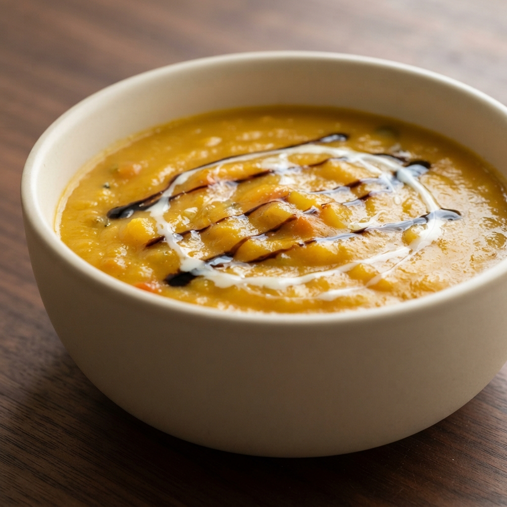Hearty Roasted Winter Veggie Soup