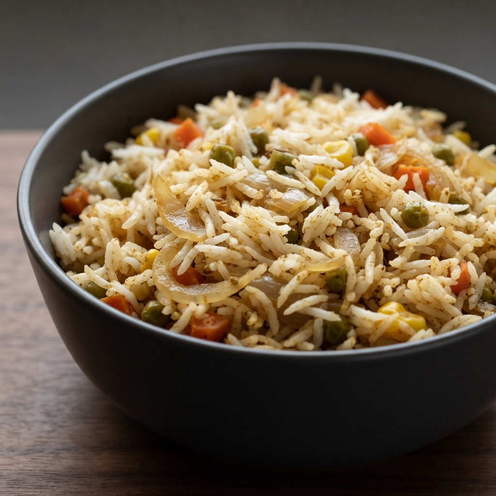 Spiced Indian Veggie Basmati Rice