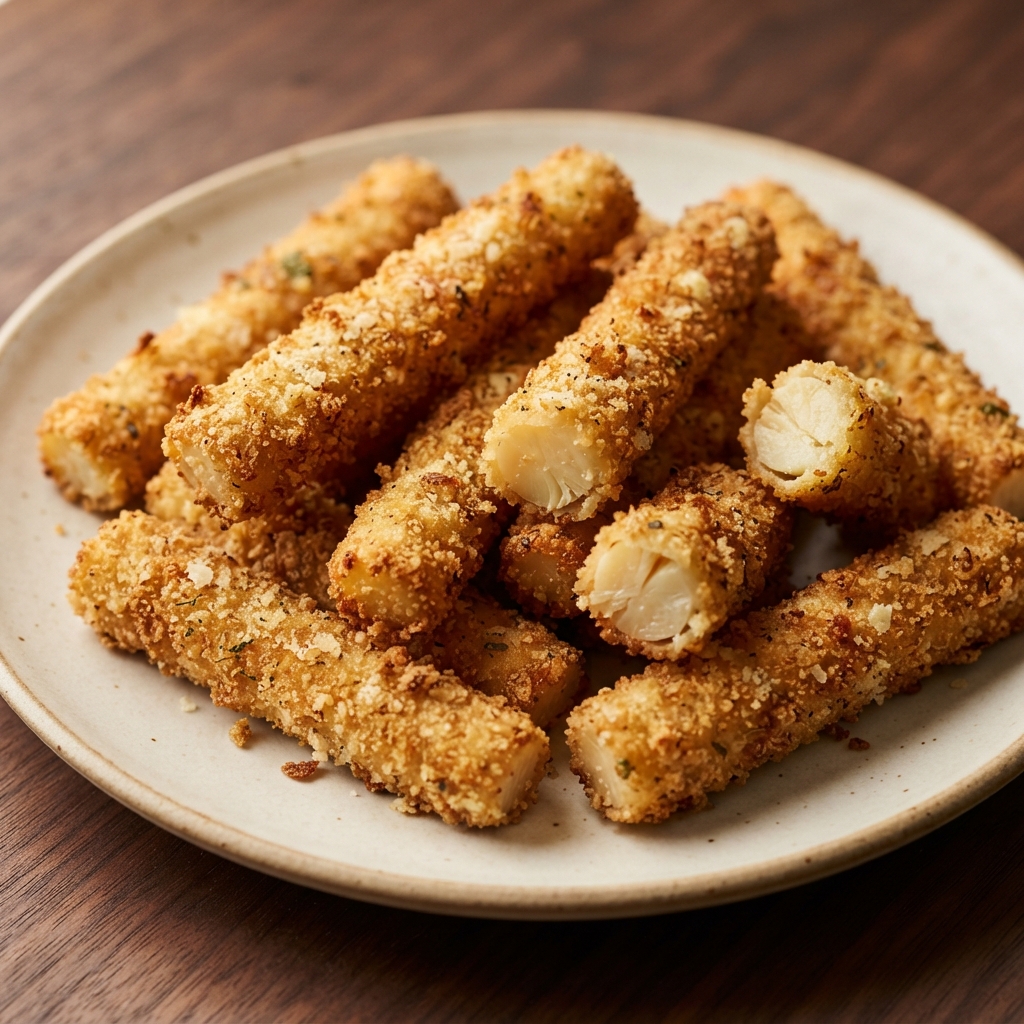 Crispy Air-Fried Hearts of Palm Sticks