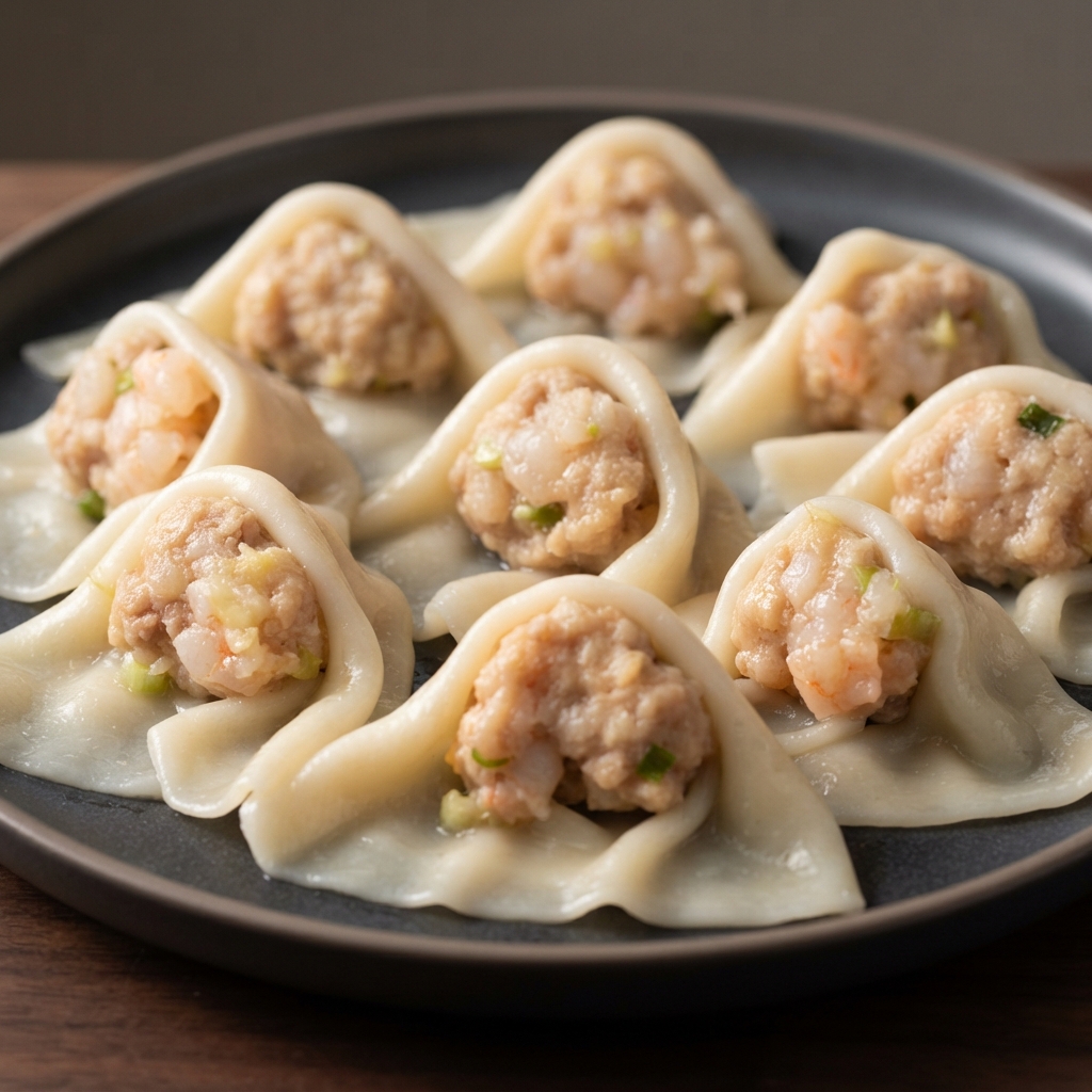 Mom’s Pork and Shrimp Wontons