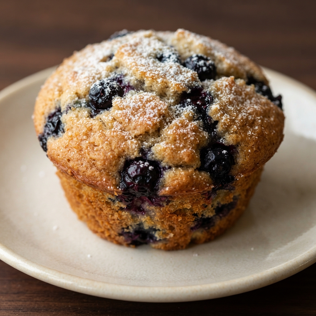 Gluten-Free Blueberry Muffins with Almond Flour
