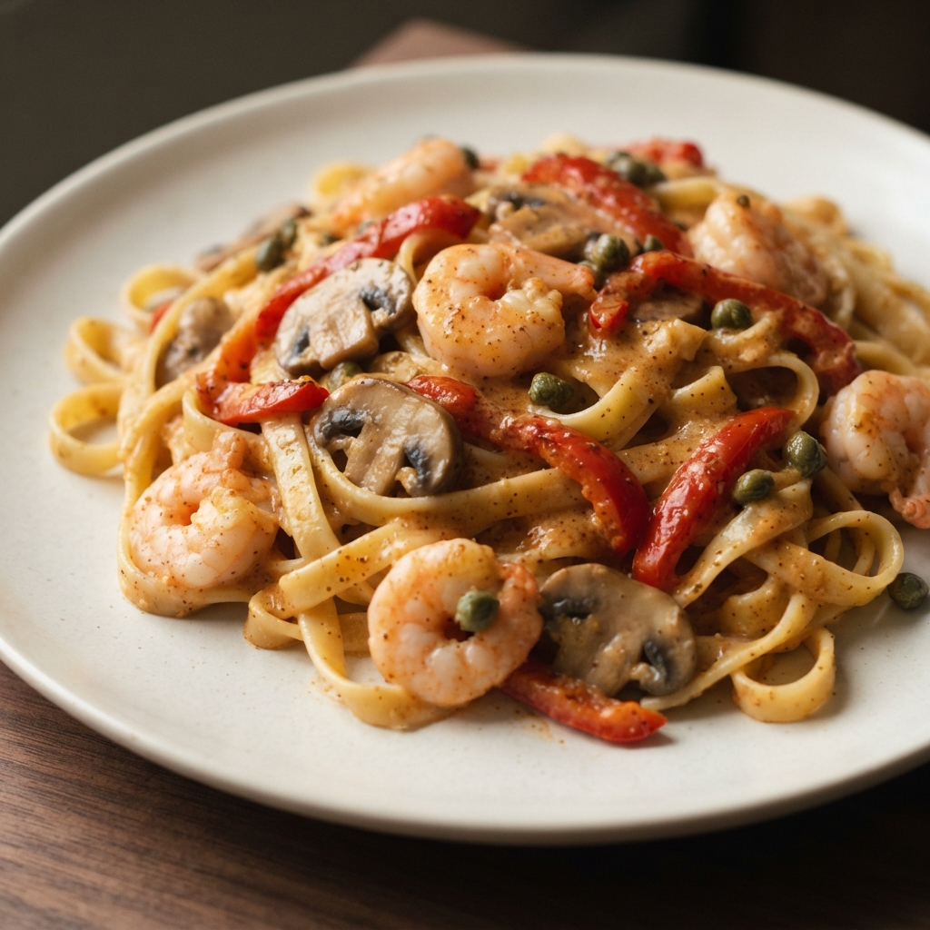 Cajun-Style Shrimp Stroganoff