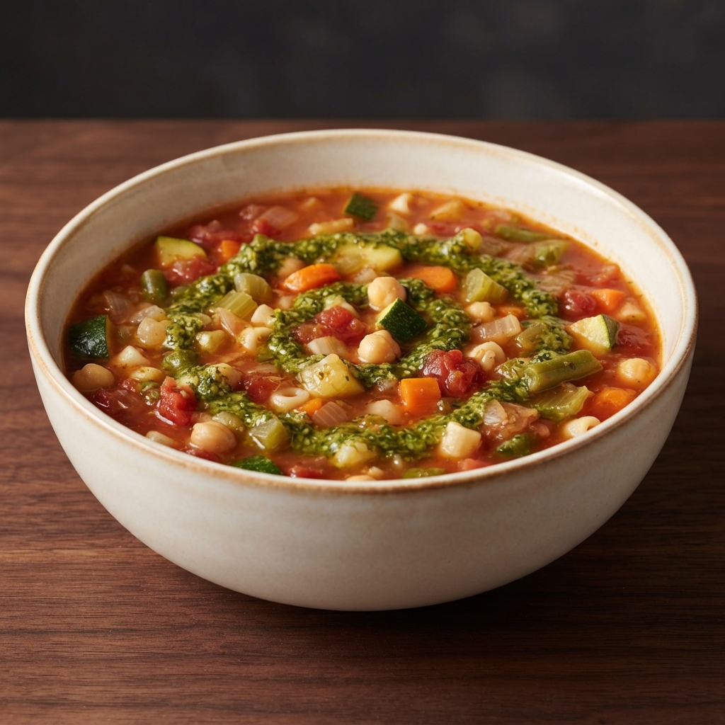 Set-It-and-Forget-It Veggie Minestrone (Slow Cooker)