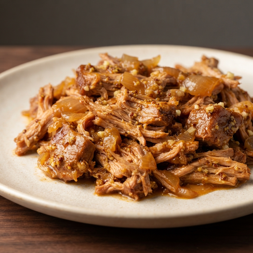 Crockpot Orange-Juice Pulled Pork