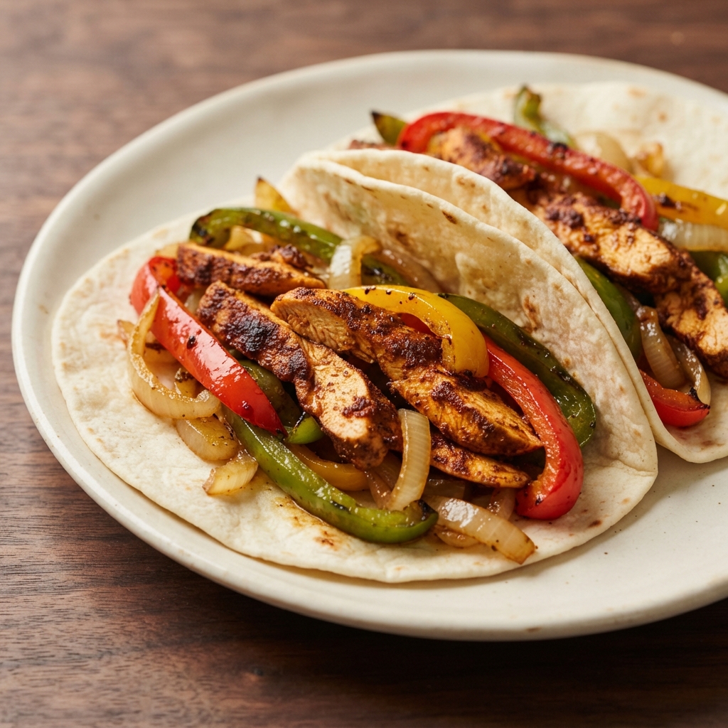 Skillet-Seared Chicken Fajitas