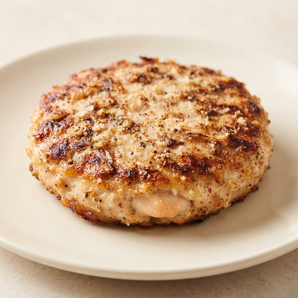 Chicken Patties with Parmesan and Spices