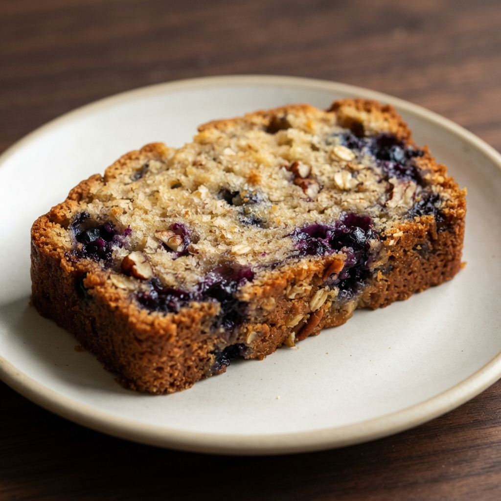 Favorite Banana Blueberry Quick Bread