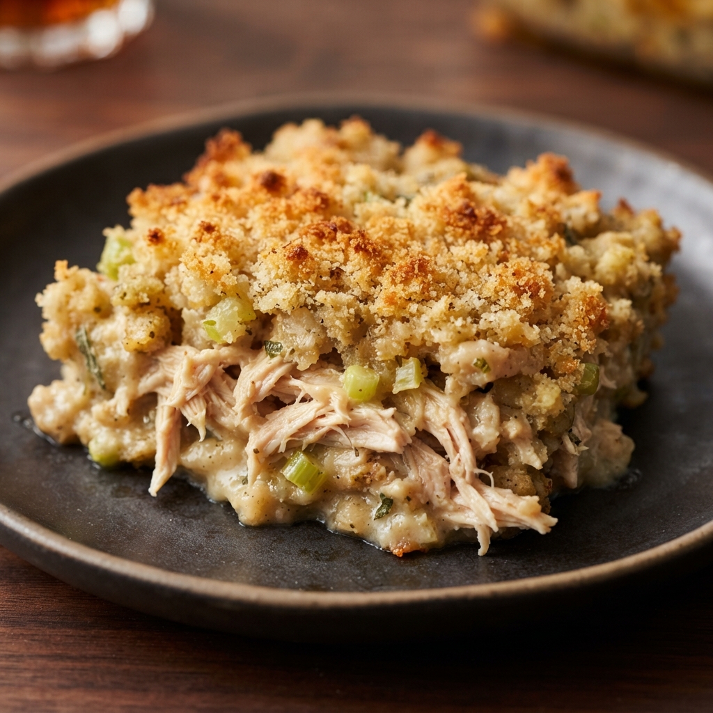 Creamy Turkey & Stuffing Bake