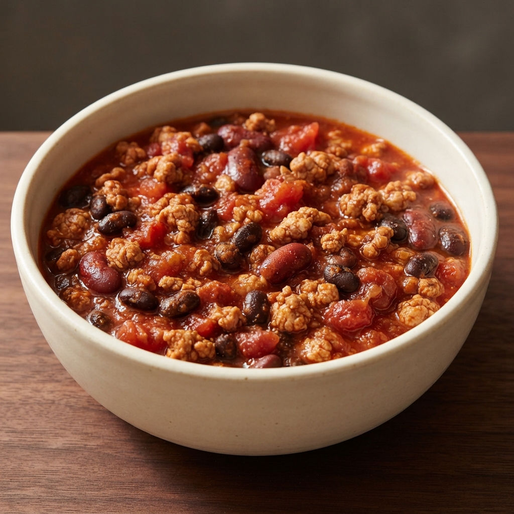 Gentle Turkey and Bean Chili
