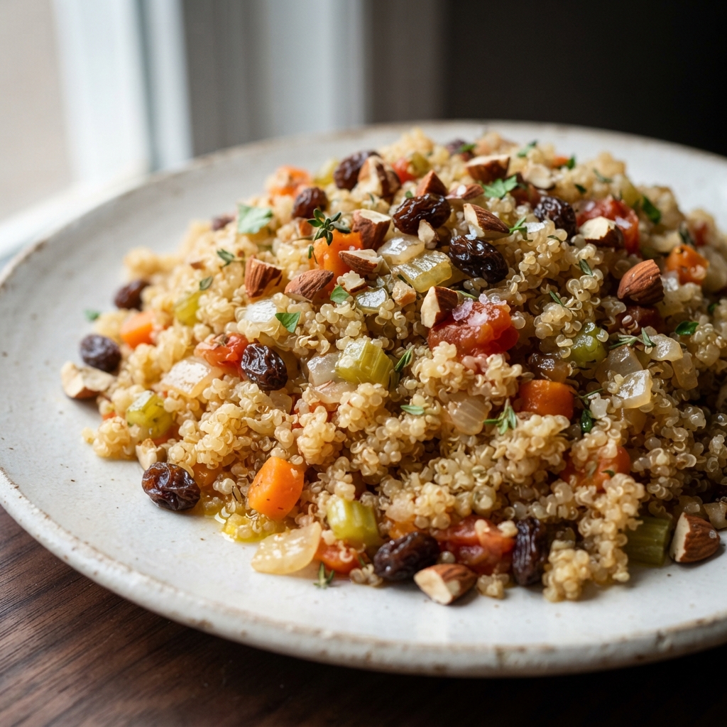 Almond and Quinoa Pilaf