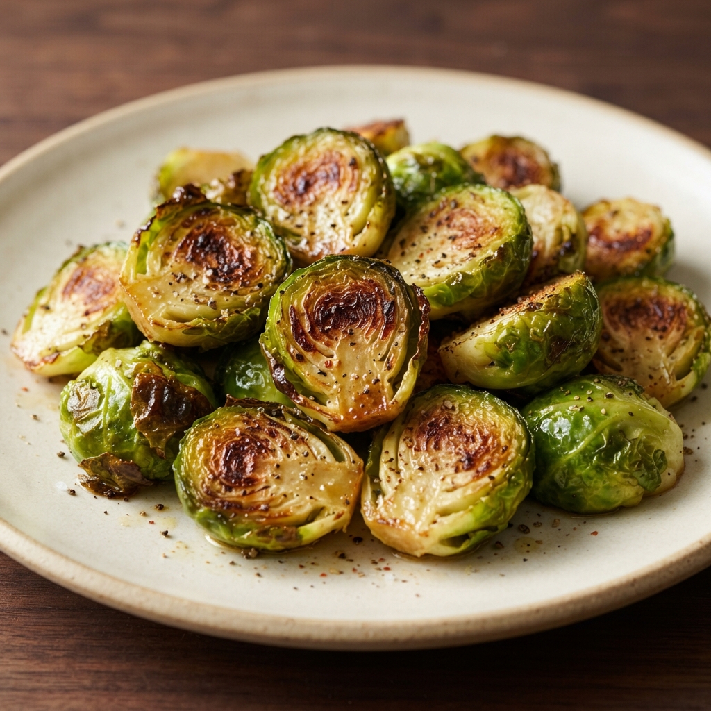 Duck Fat-Roasted Brussels Sprouts