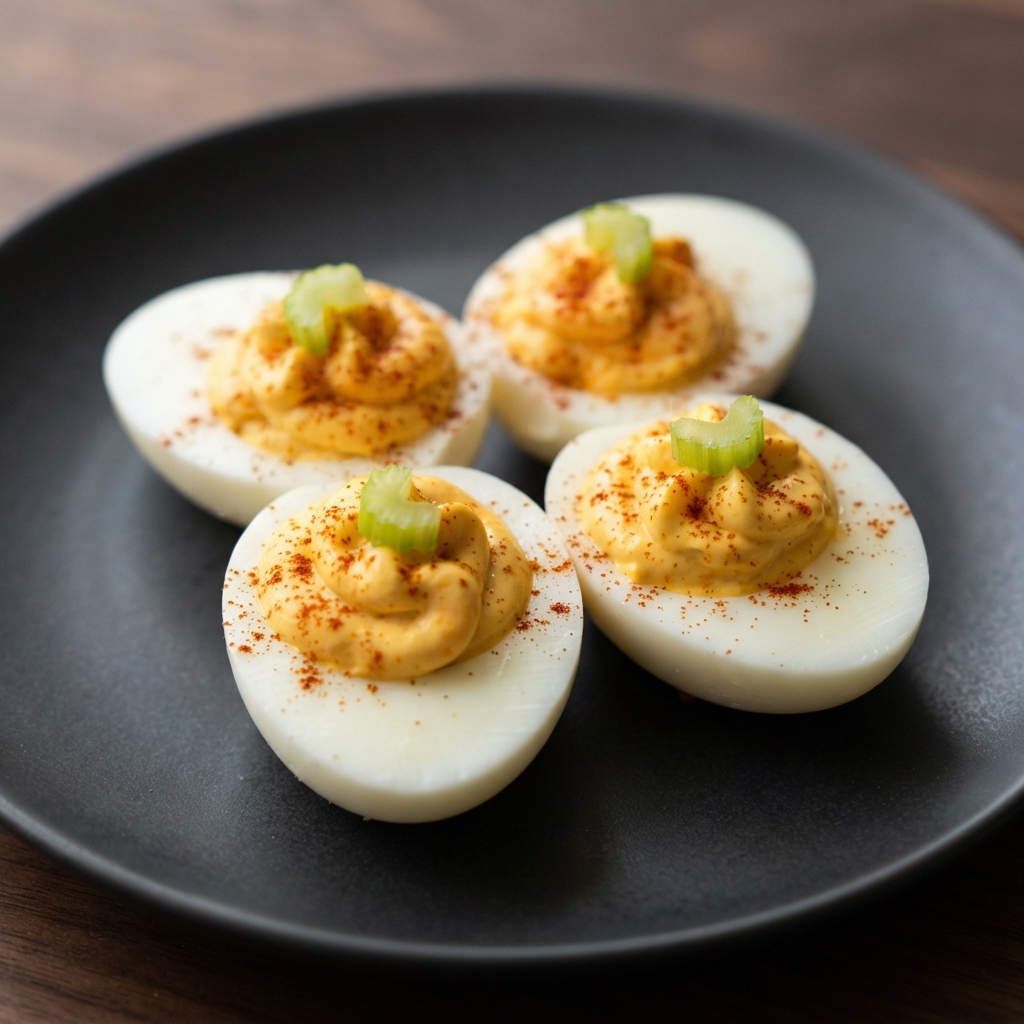 Buffalo Ranch Deviled Eggs