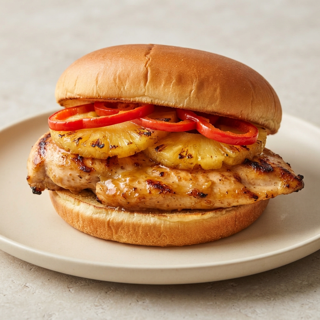 Pineapple-Chicken Grilled Sandwiches