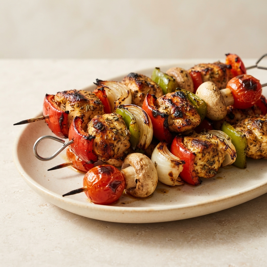 Aegean-Style Chicken Skewers