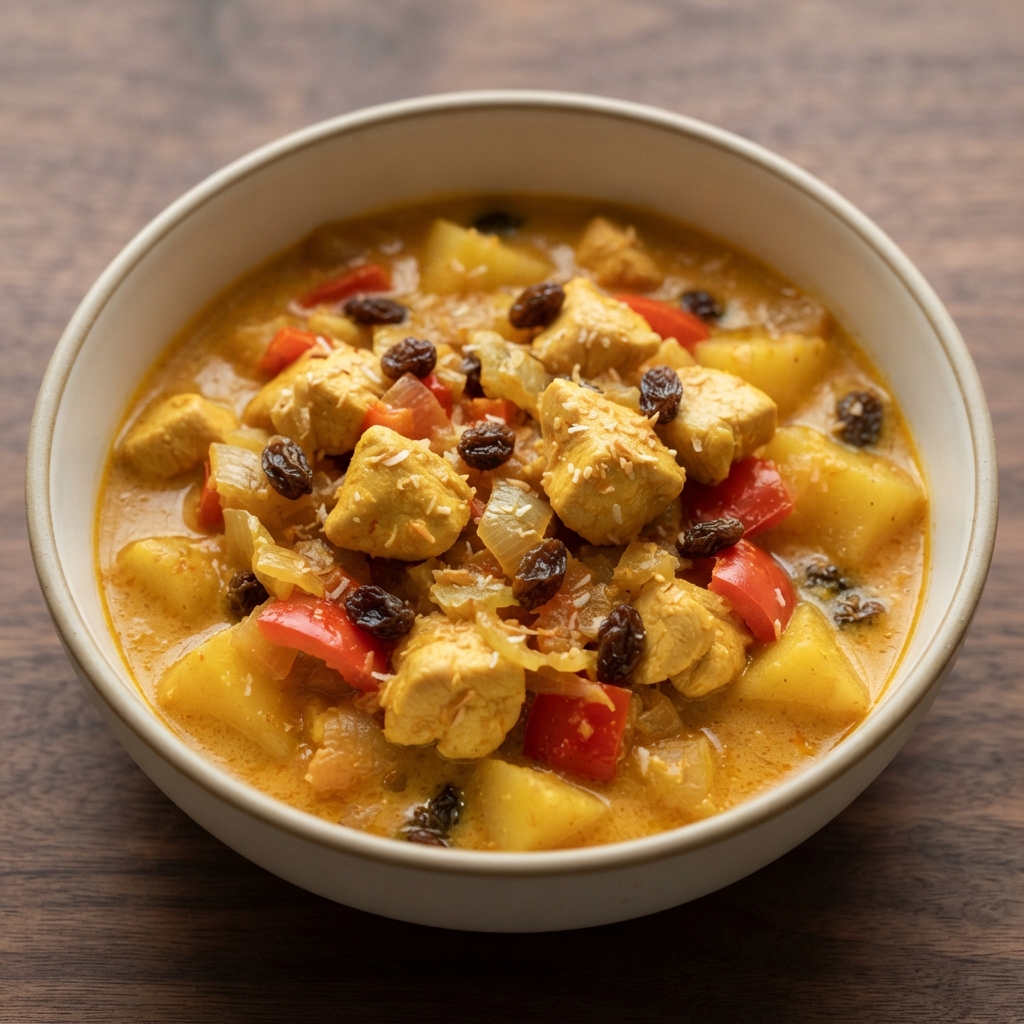 Crockpot Coconut Curry Chicken