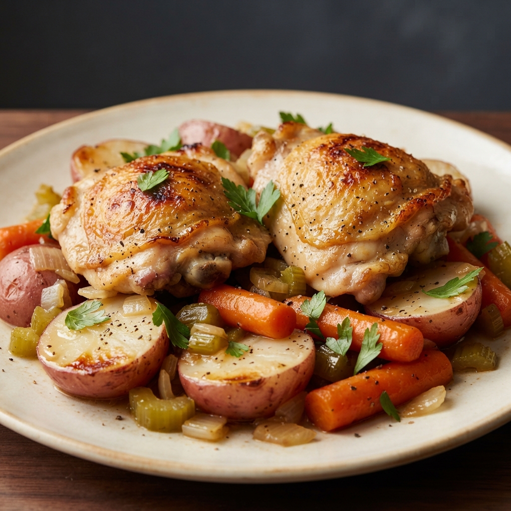 Slow Cooker Chicken and Vegetables