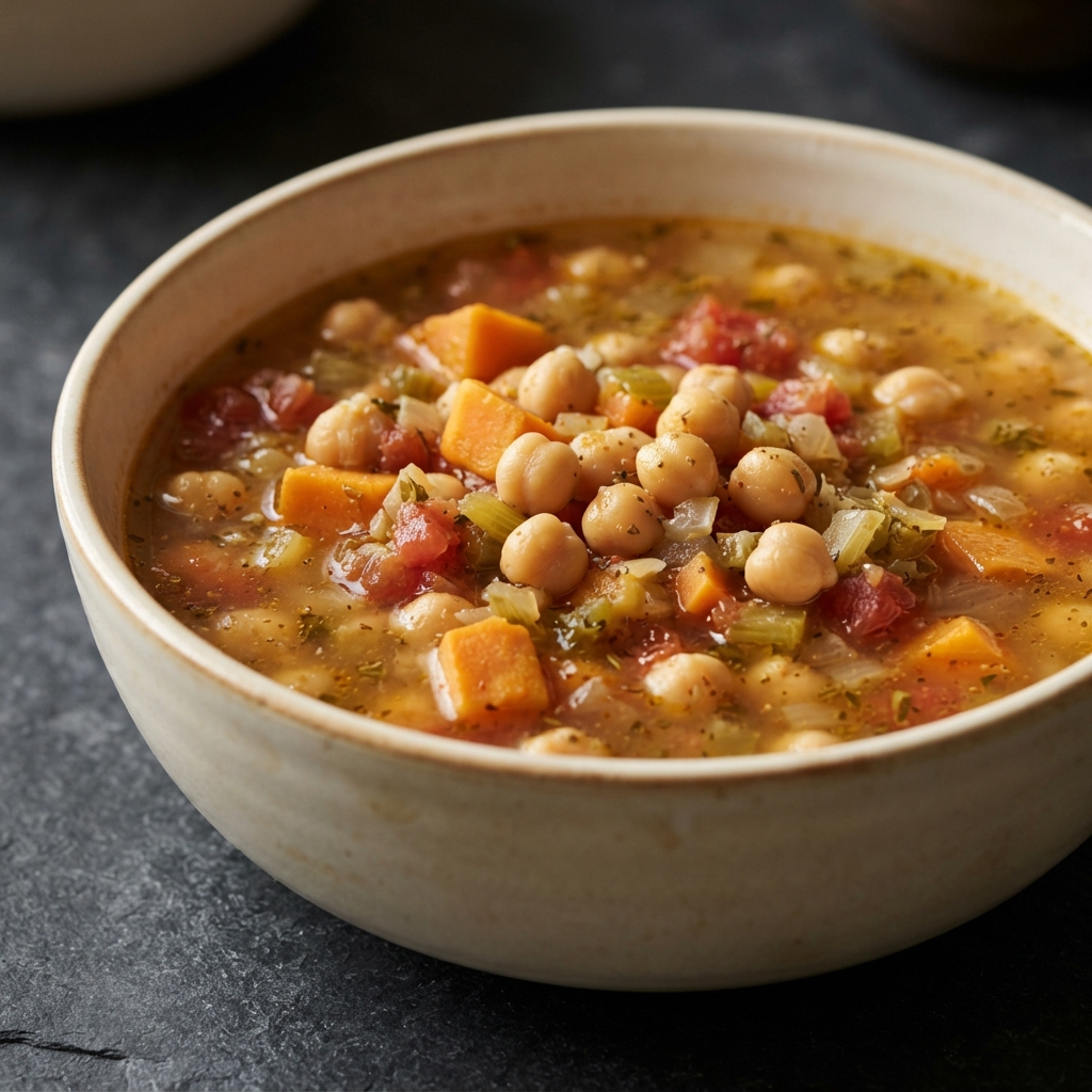 Weeknight Chickpea Soup