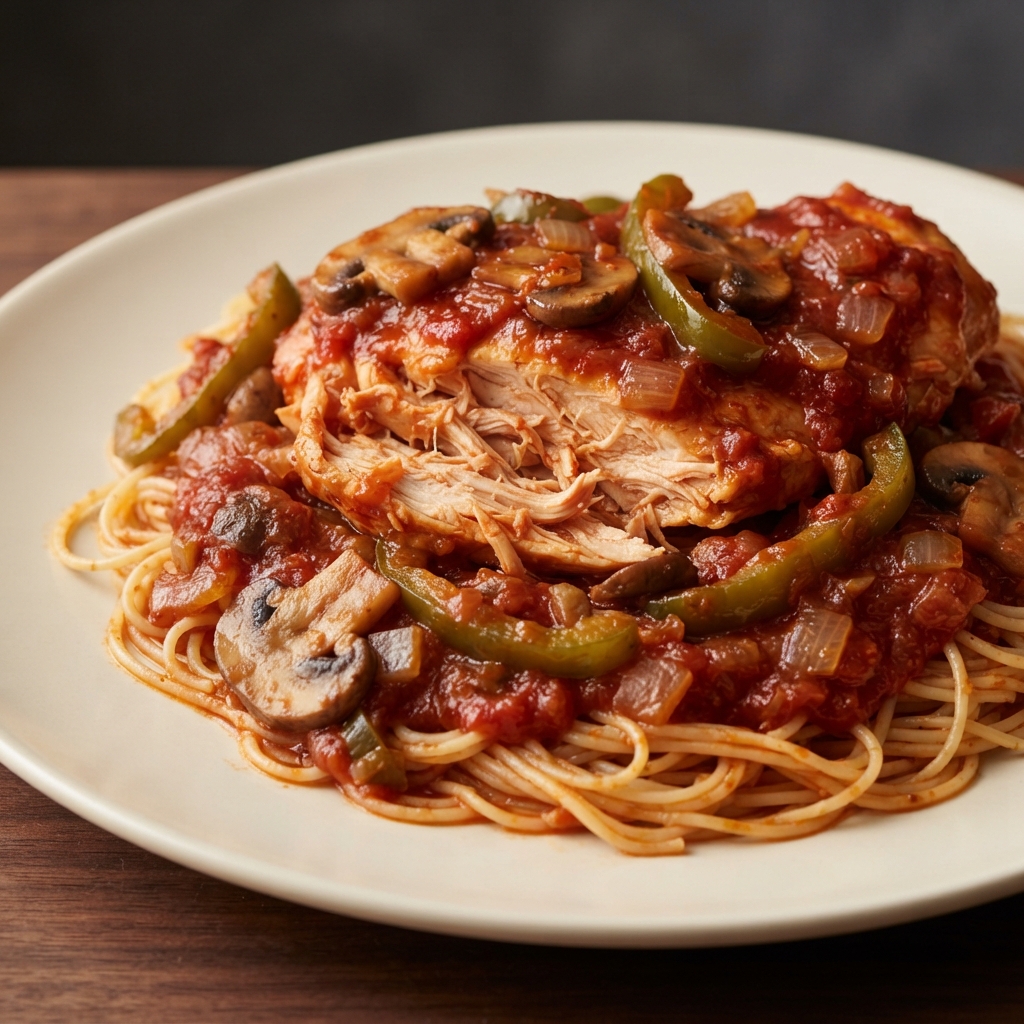 Slow Cooker Chicken Cacciatore