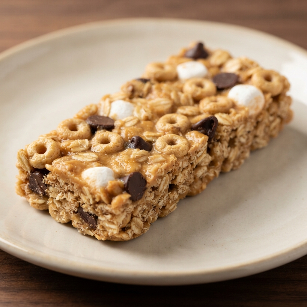 Soft Chocolate Chip Peanut Butter Granola Bars