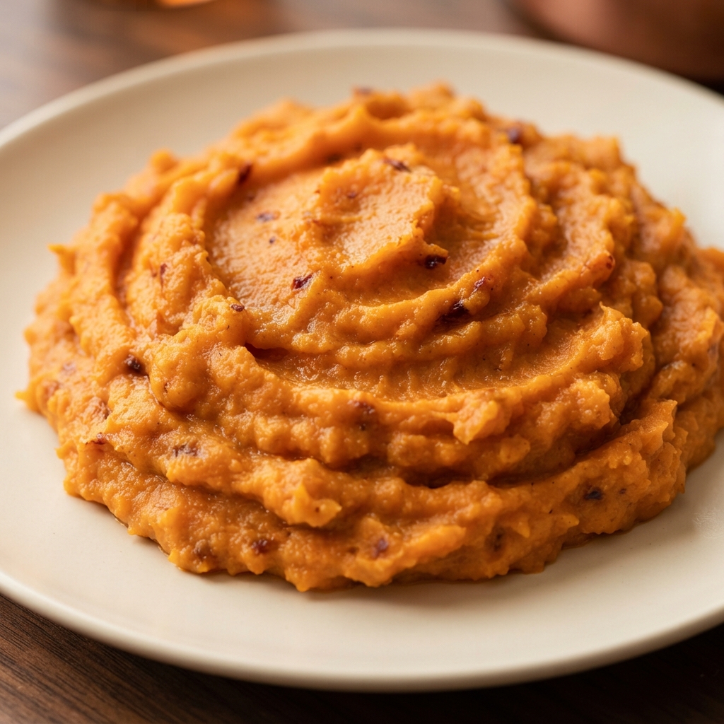 Smoky Chipotle Mashed Garnet Yams
