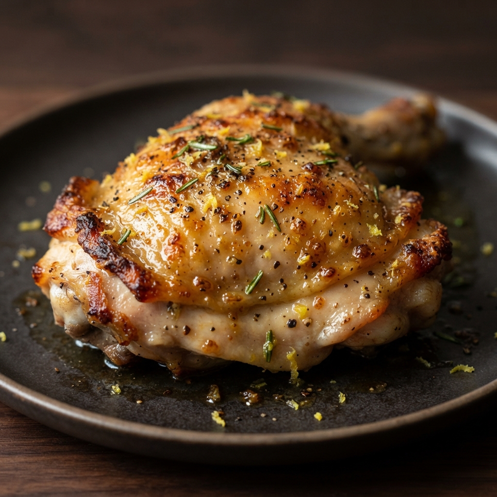 Rosemary-Lemon Baked Chicken Thighs