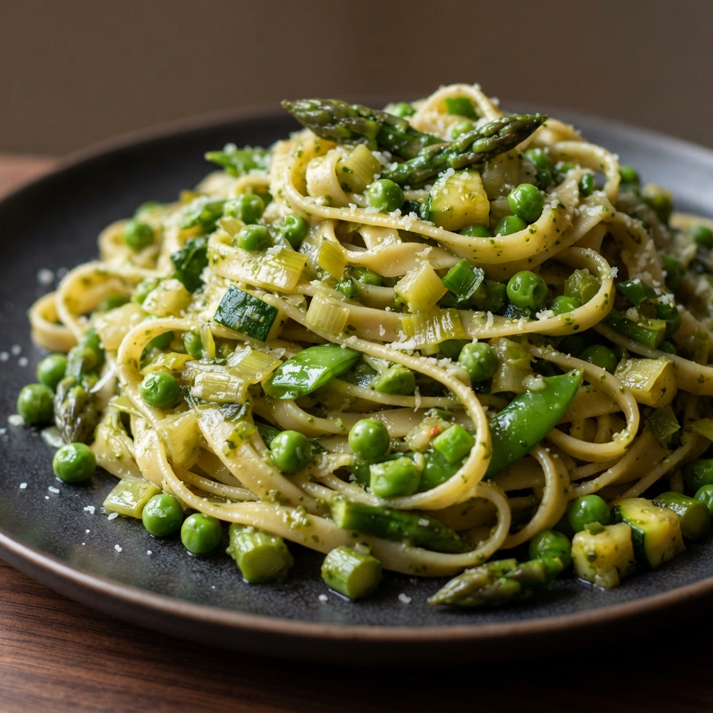 Chef John’s Spring Vegetable Fettuccine