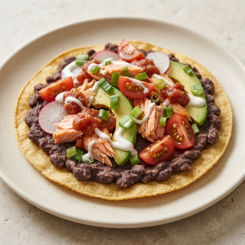 Sunny Salmon Tostadas