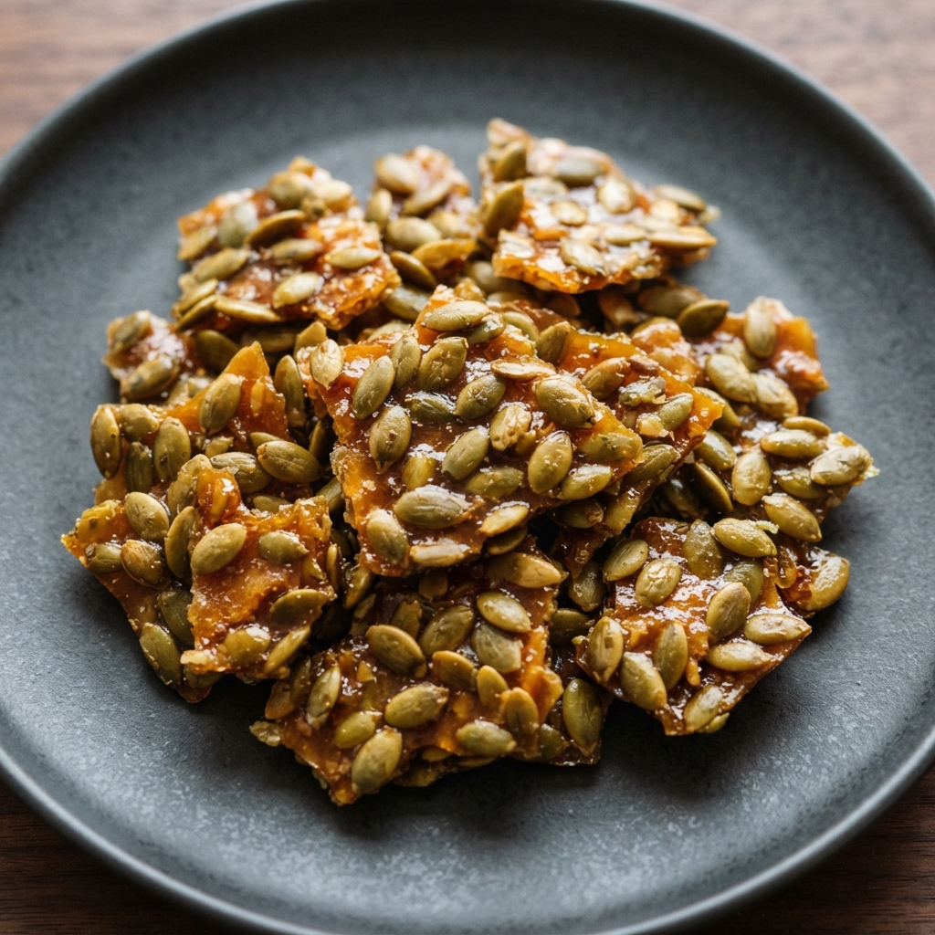Crisp Pumpkin Seed Candy Brittle