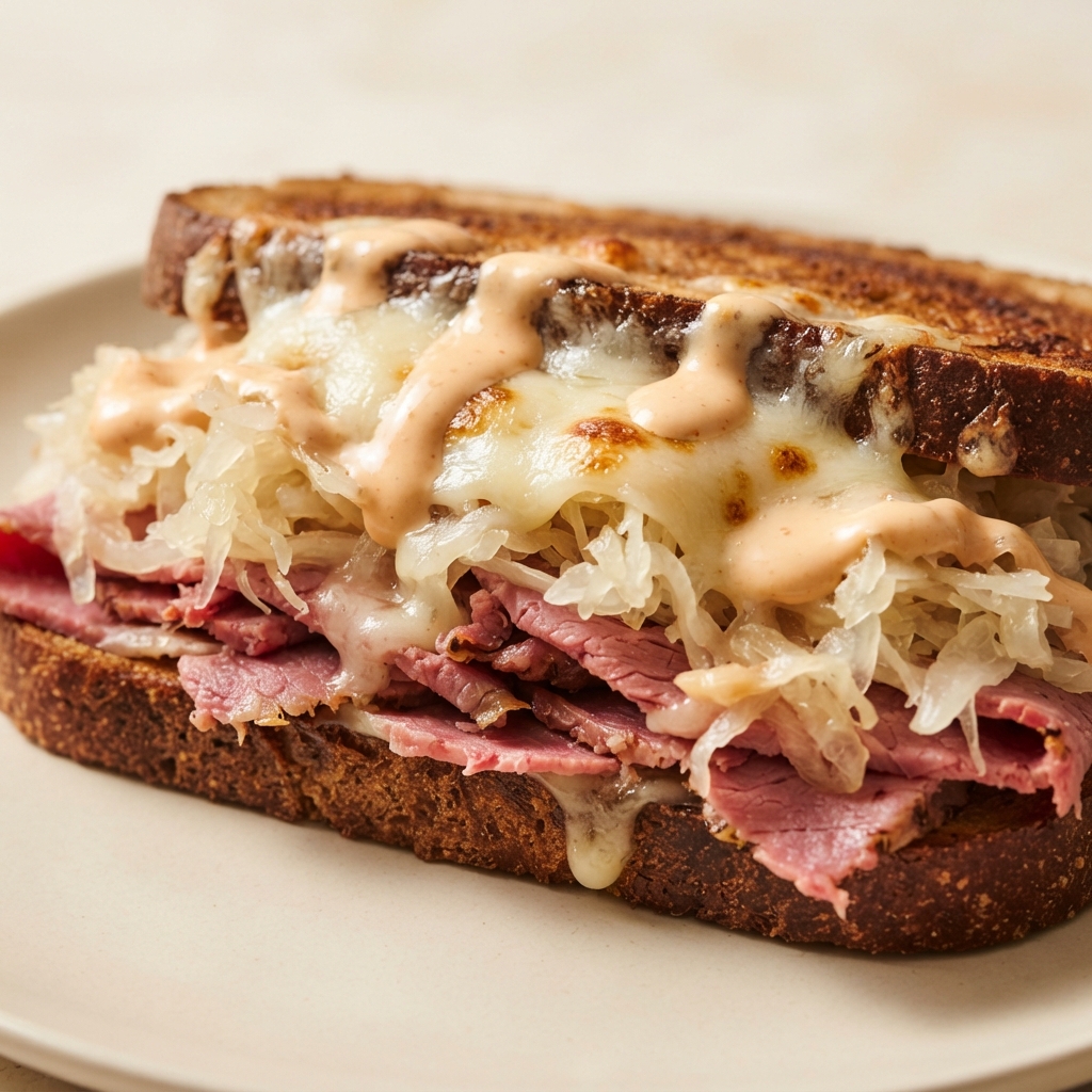 Slow Cooker Corned Beef Reuben Sandwiches