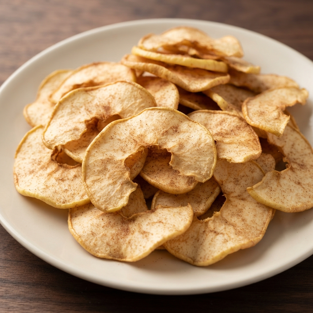 Cinnamon Sugar Apple Crisps