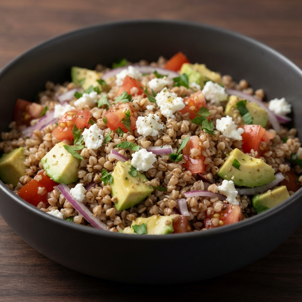 Buckwheat and Avocado Salad (Gluten-Free)