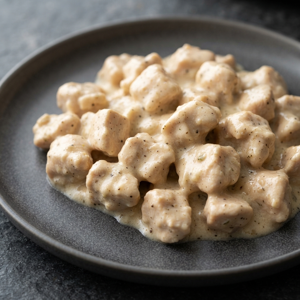 Slow Cooker Chicken Stroganoff