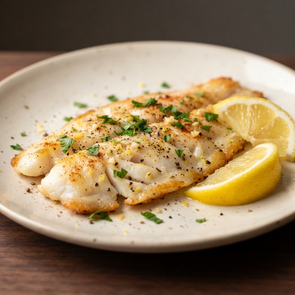 Crisp Lemon-Pepper Tilapia in the Air Fryer