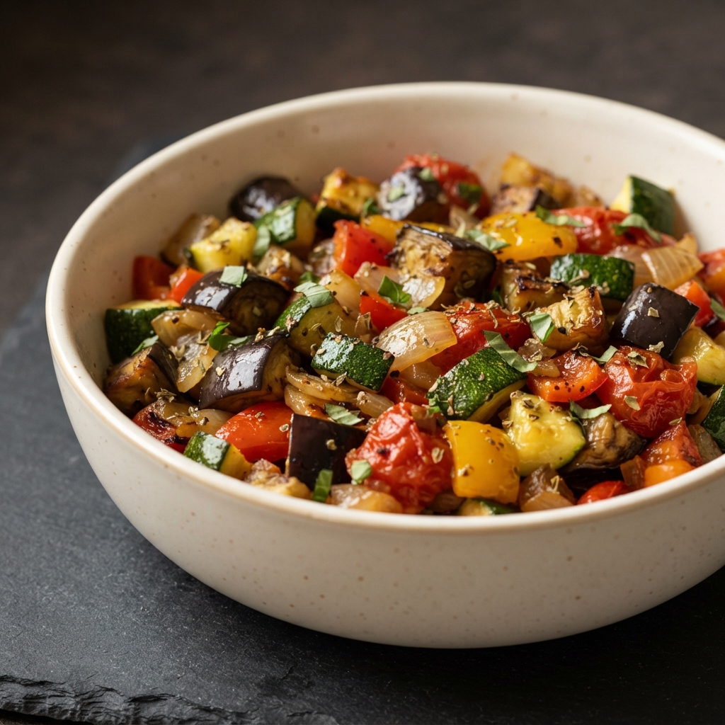 Air-Fried Ratatouille, Italian-Style