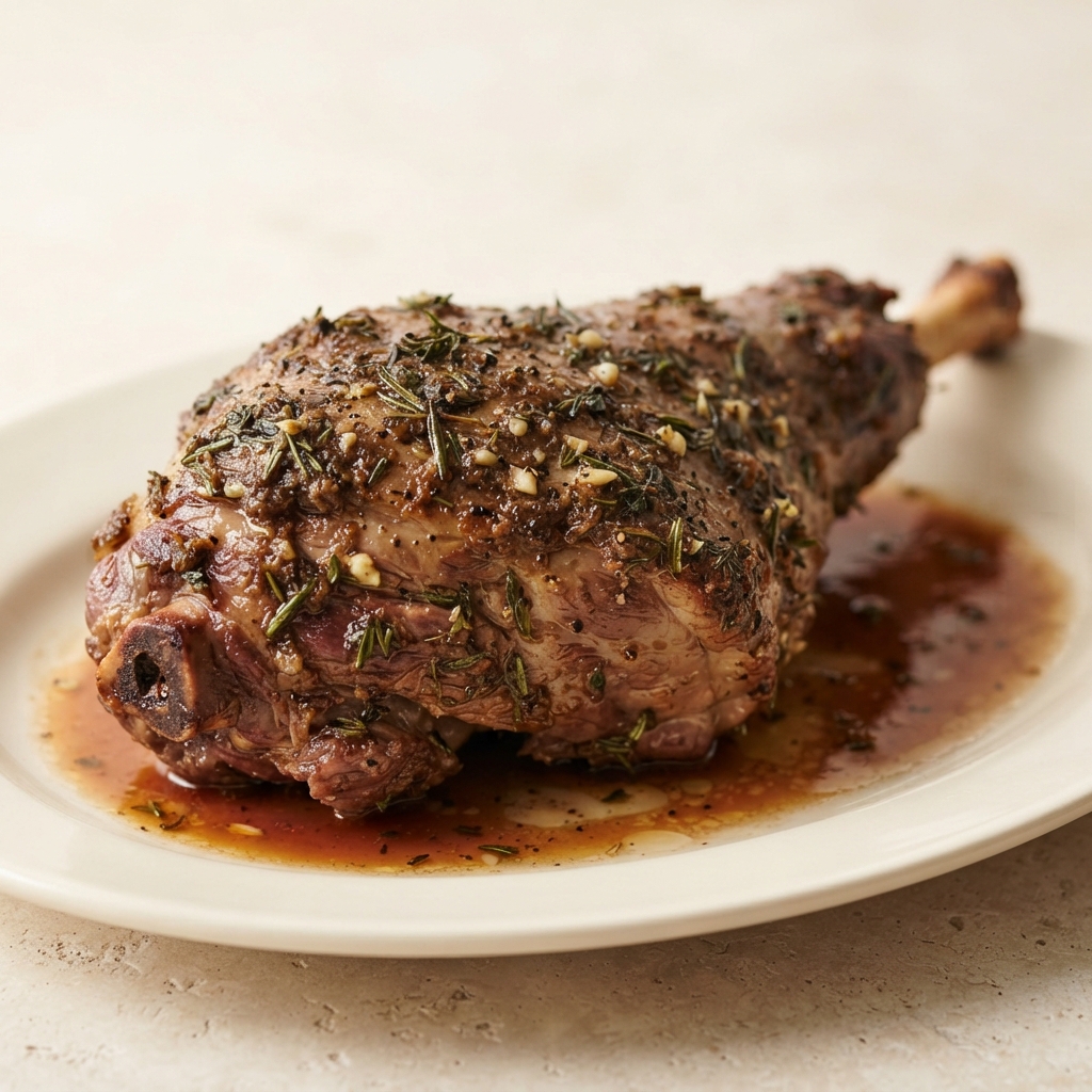 Crockpot Leg of Lamb Roast