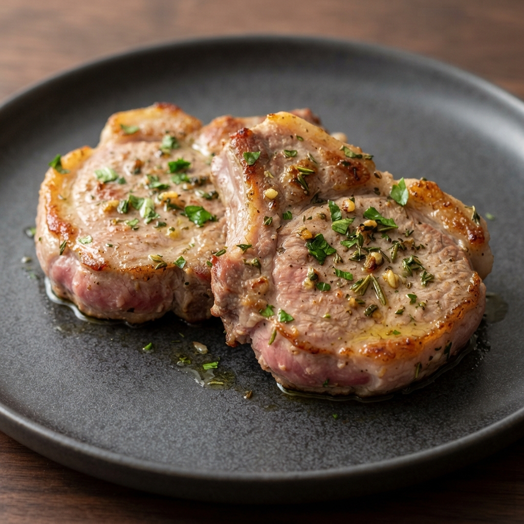 Herbed Lemon Air-Fried Lamb Chops
