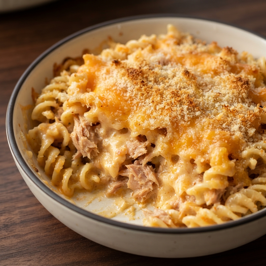Weeknight Tuna Pasta Bake