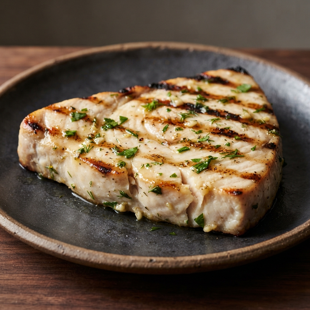 Grilled Swordfish with Lemon-Herb Marinade