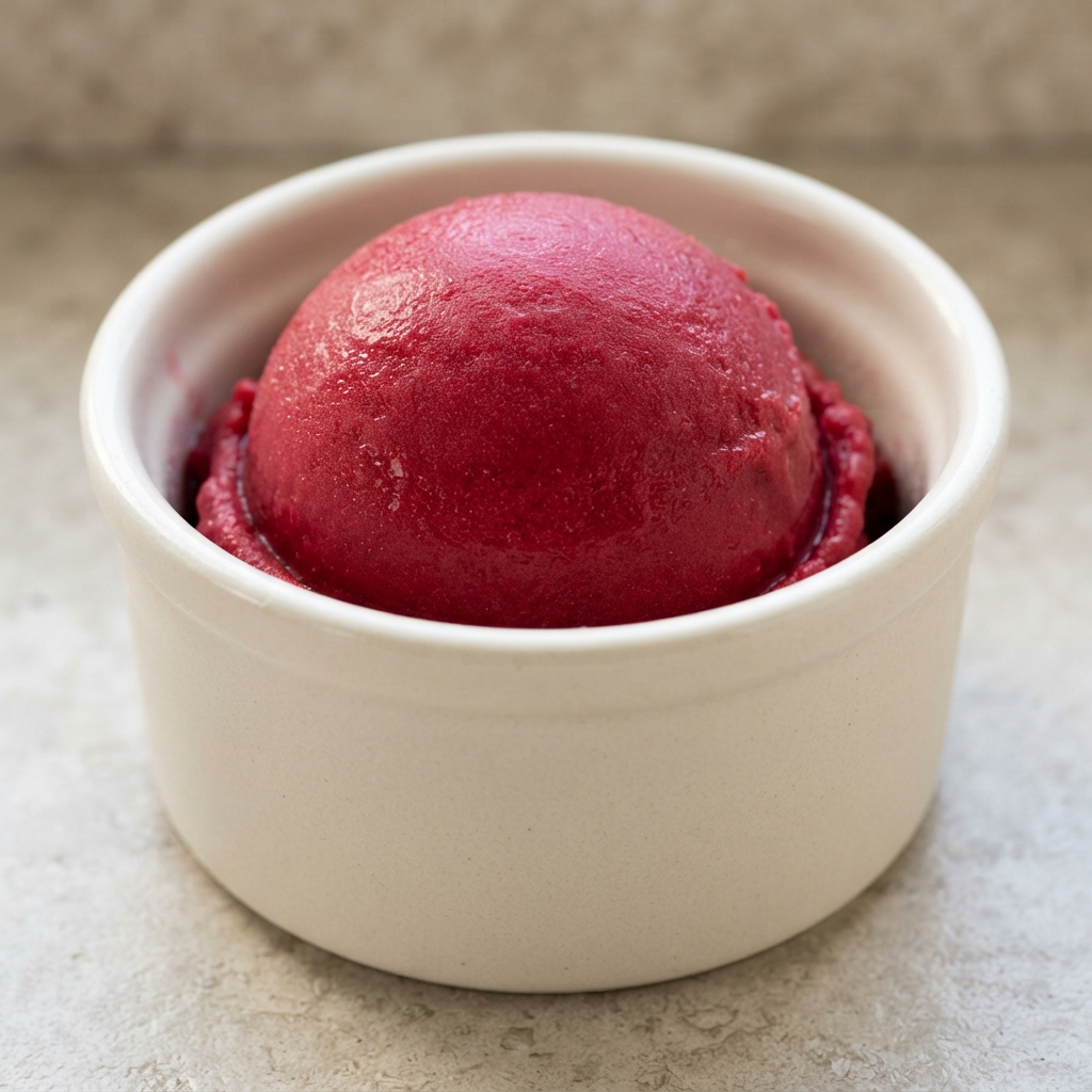 Chipotle-Raspberry Sorbet