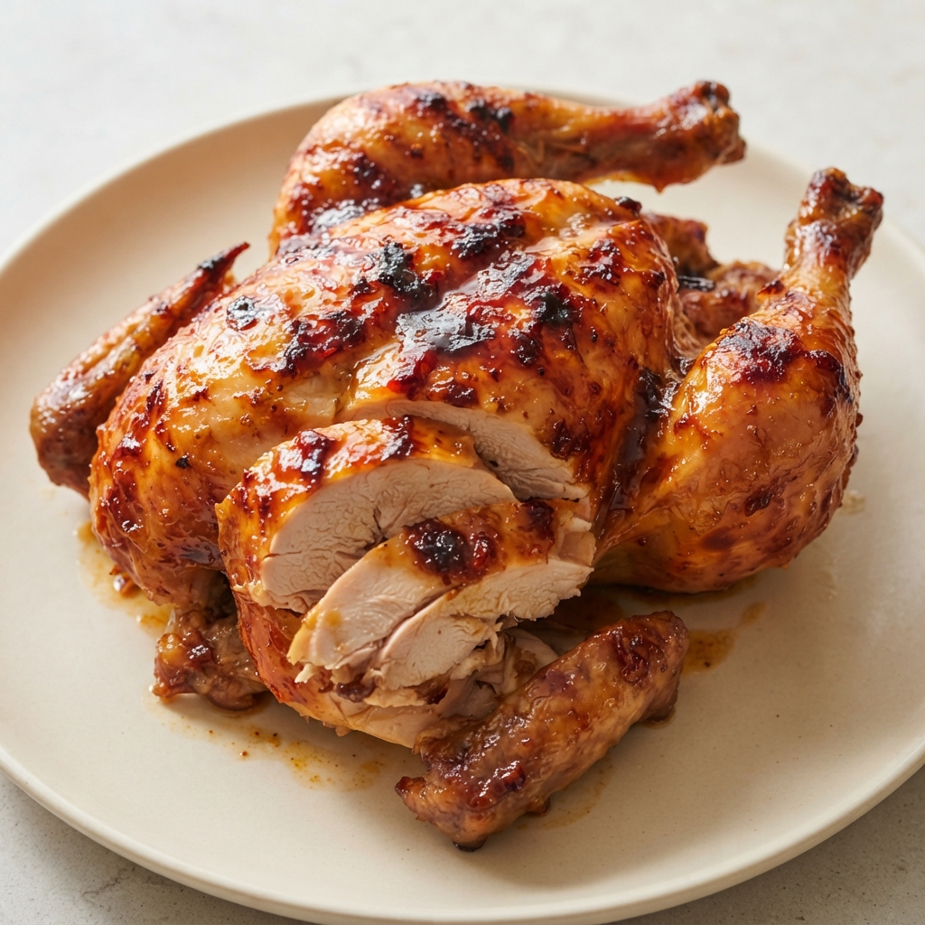 Honey-Chile Roasted Chicken