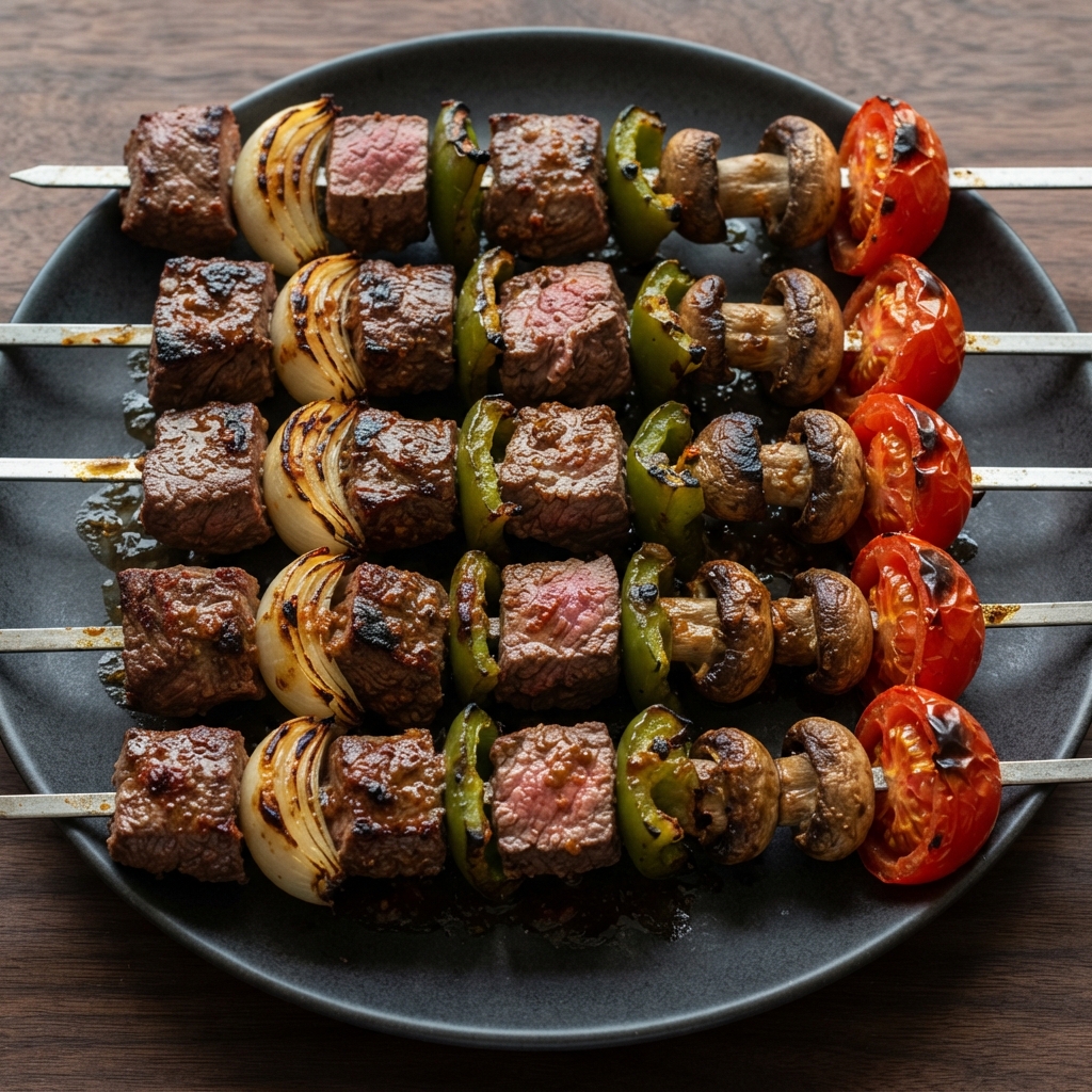 Armenian Lamb Shish Kebab Skewers