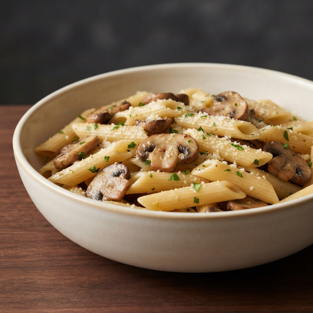 Penne with Mushrooms